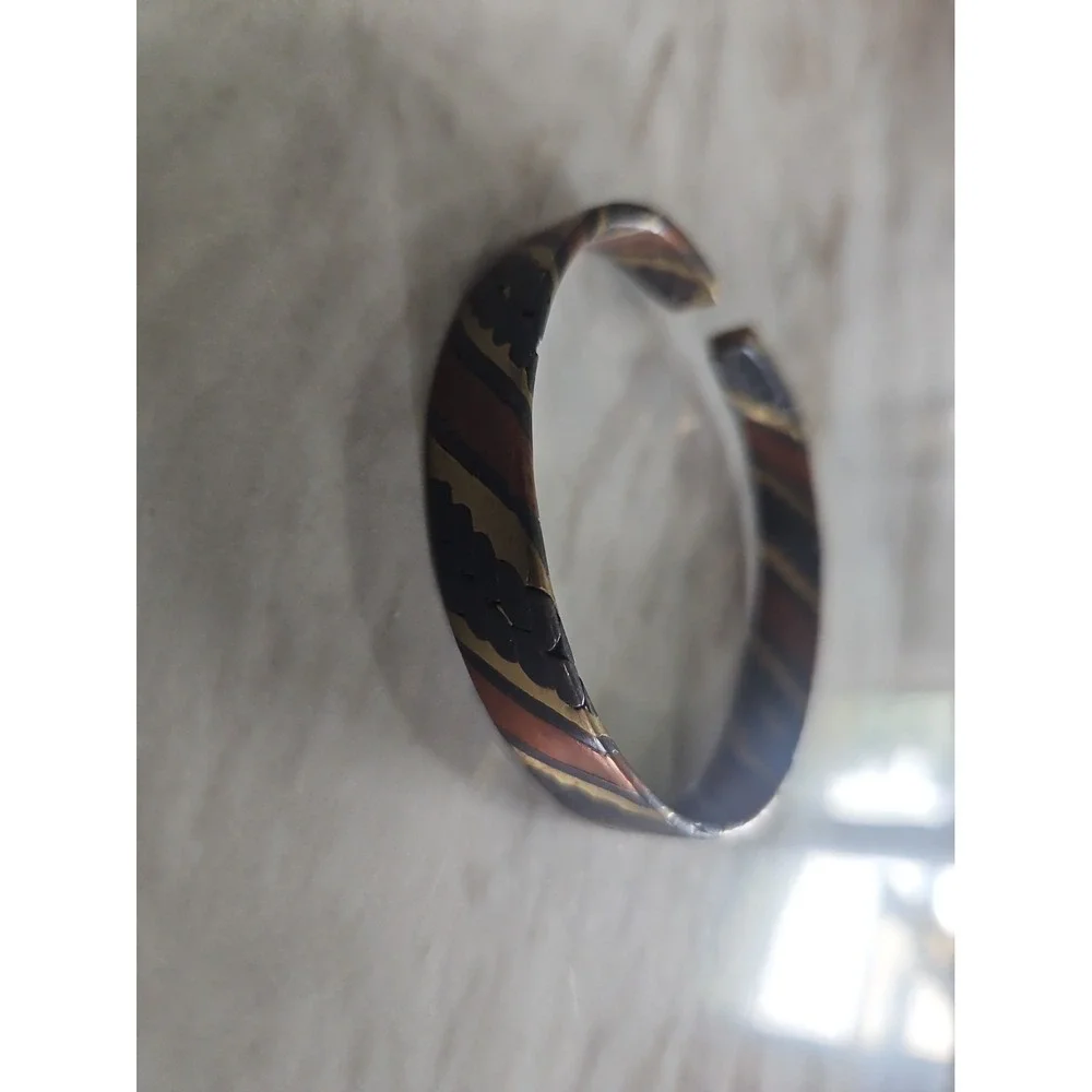 Mixed metals metallic Bracelet cuff bangle Accessory